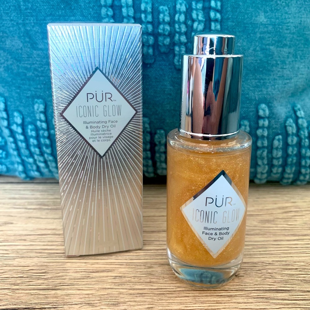PUR Cosmetics Iconic Glow Illuminating Face & Body Dry Oil, 1 FL Oz